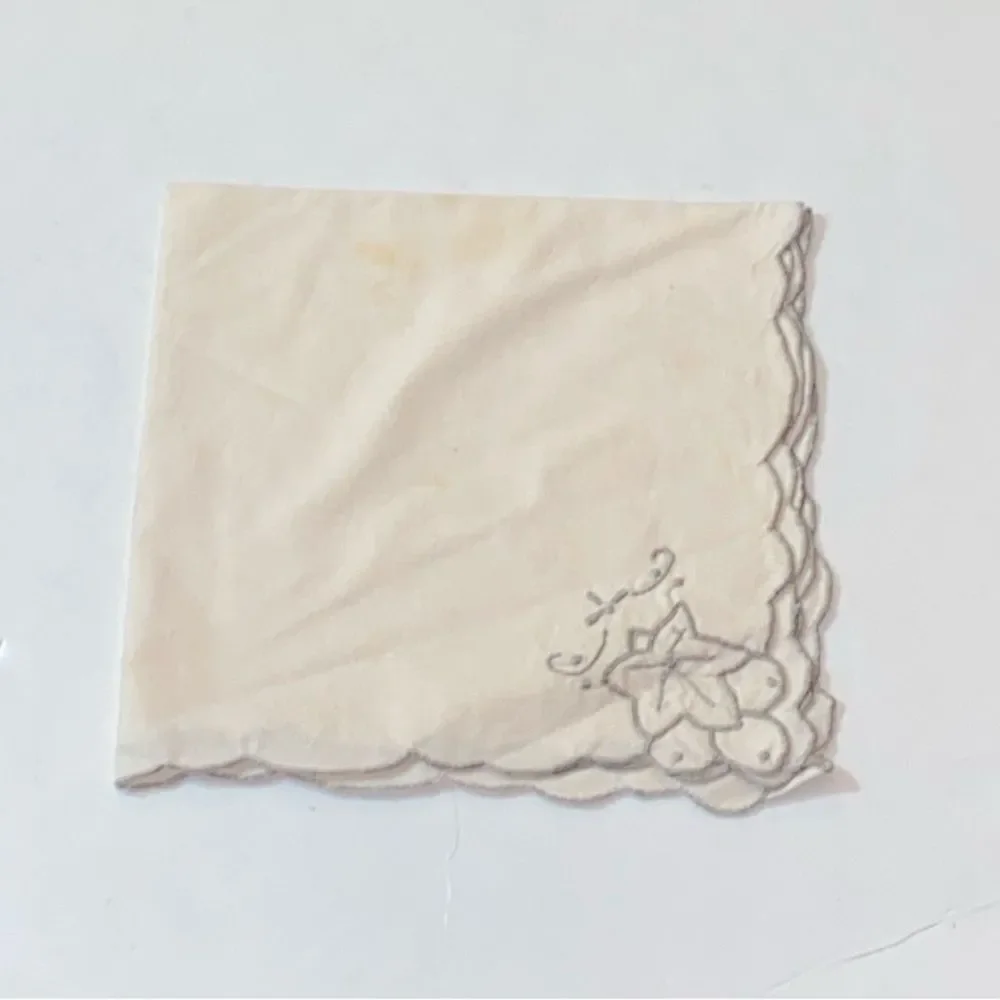 Antique Embroidered Napkin